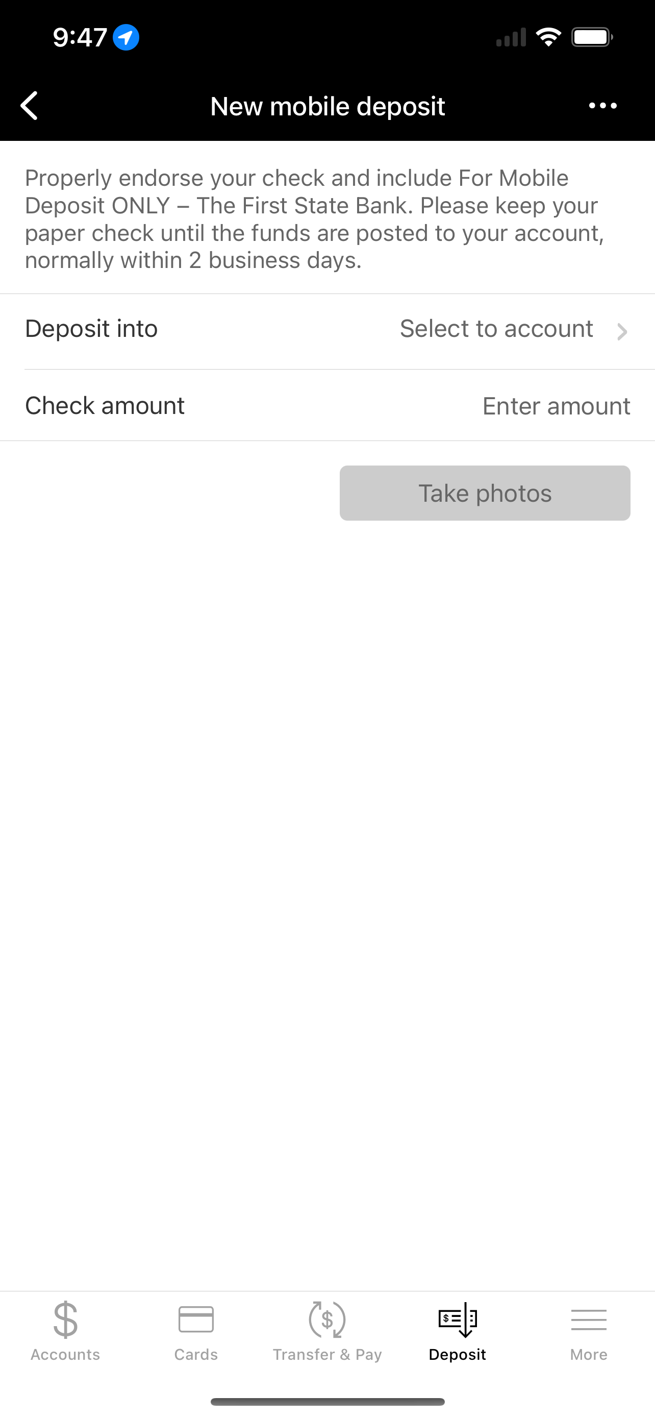 FSB Columbus TX Mobile Banking screenshot 5