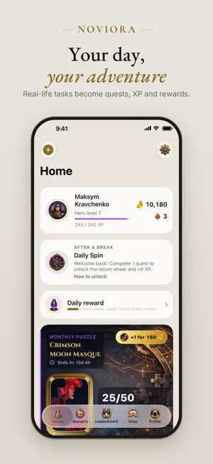 Noviora screenshot 1