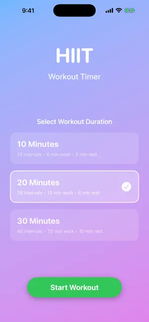 HIIT Time: Interval Timer screenshot 1