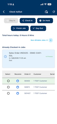 MacQueen Service App screenshot