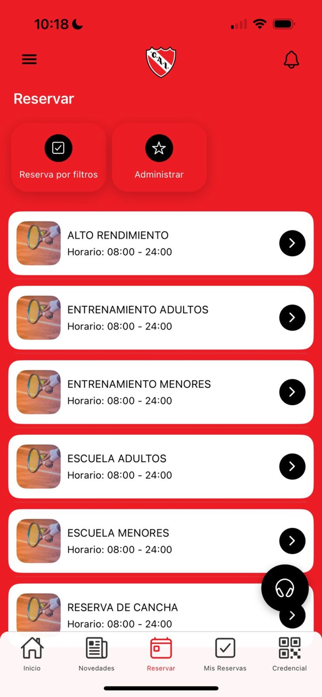 Tenis Independiente