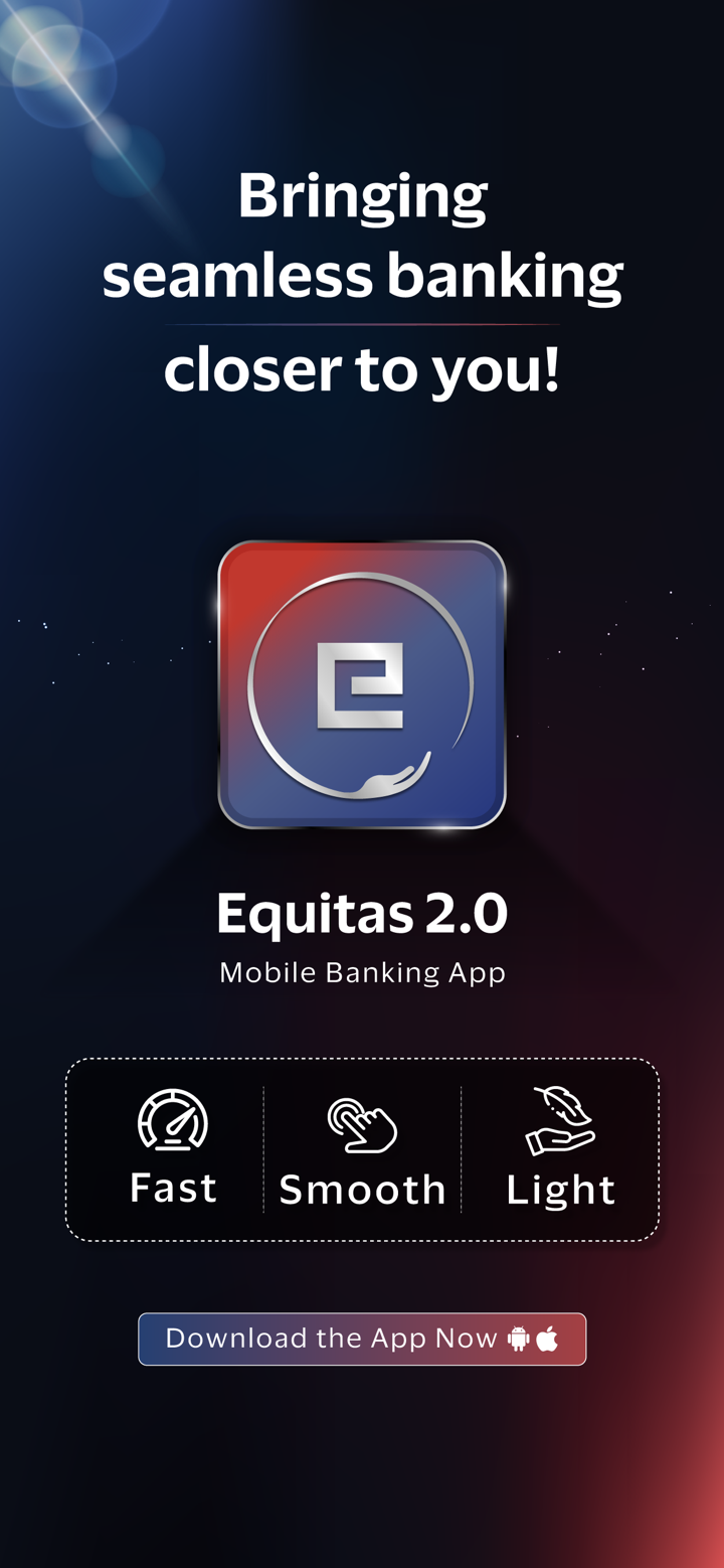 Equitas 2.0 Savings, FD & More screenshot 1