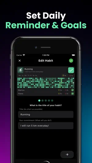 Habit Tracker - HabitStack screenshot 2