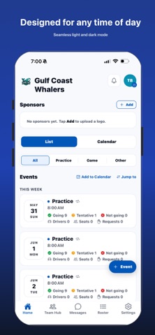 Captain Team Management Screenshot 7 of 7