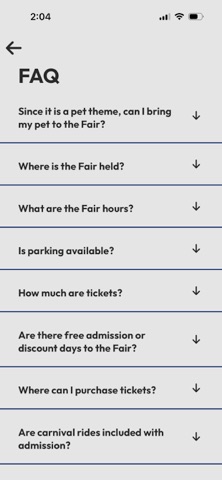 Sonoma County Fairgrounds iPhone screenshot
