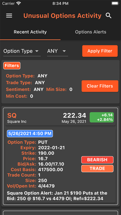 FundSpec – AI Stocks & Options Screenshot