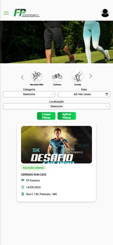 FP Eventos screenshot
