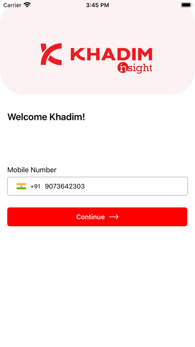 Khadim Insight Screenshot