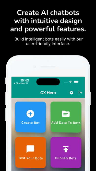 Screenshot #3 pour CX Hero AI Smart 24/7 Chatbots
