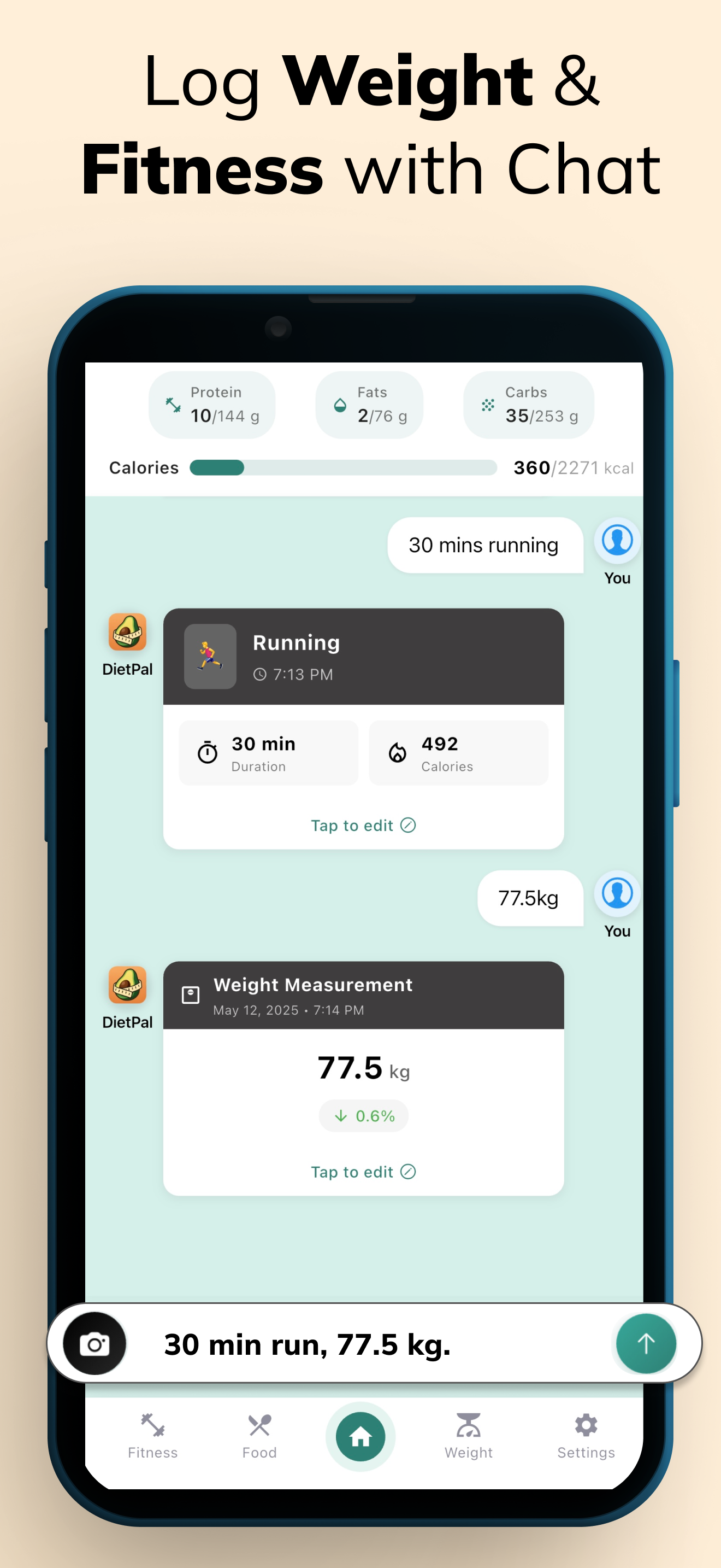 AI Food Tracker - DietPal