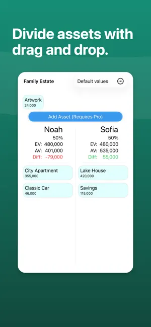 EasyAssetSplit screenshot 1