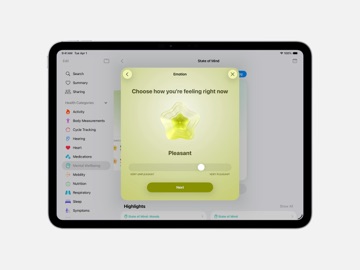 Apple Health iPad screenshot
