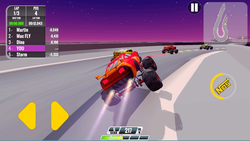Corridas de Carros Monstruosos screenshot 4