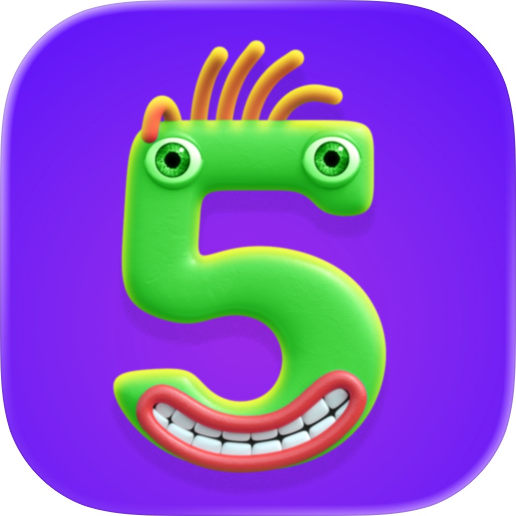 Apple App Store cover for Number Blocks - Run Games