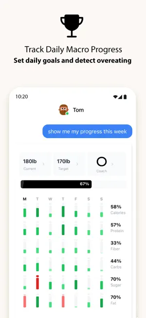 Oregano: Track macros together screenshot 3