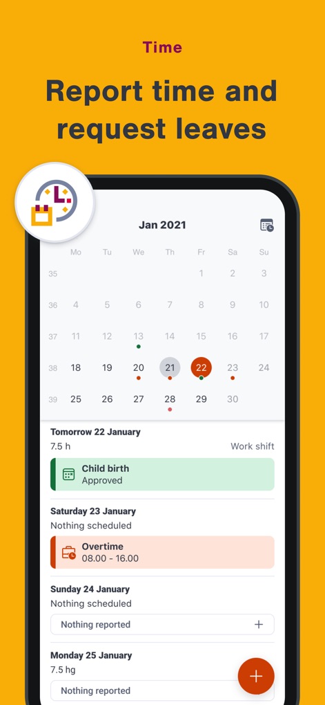 Daily by SD Worx - This tool simplifies time reporting with an interactive calendar view and provides a clear interface for requesting and tracking leave.