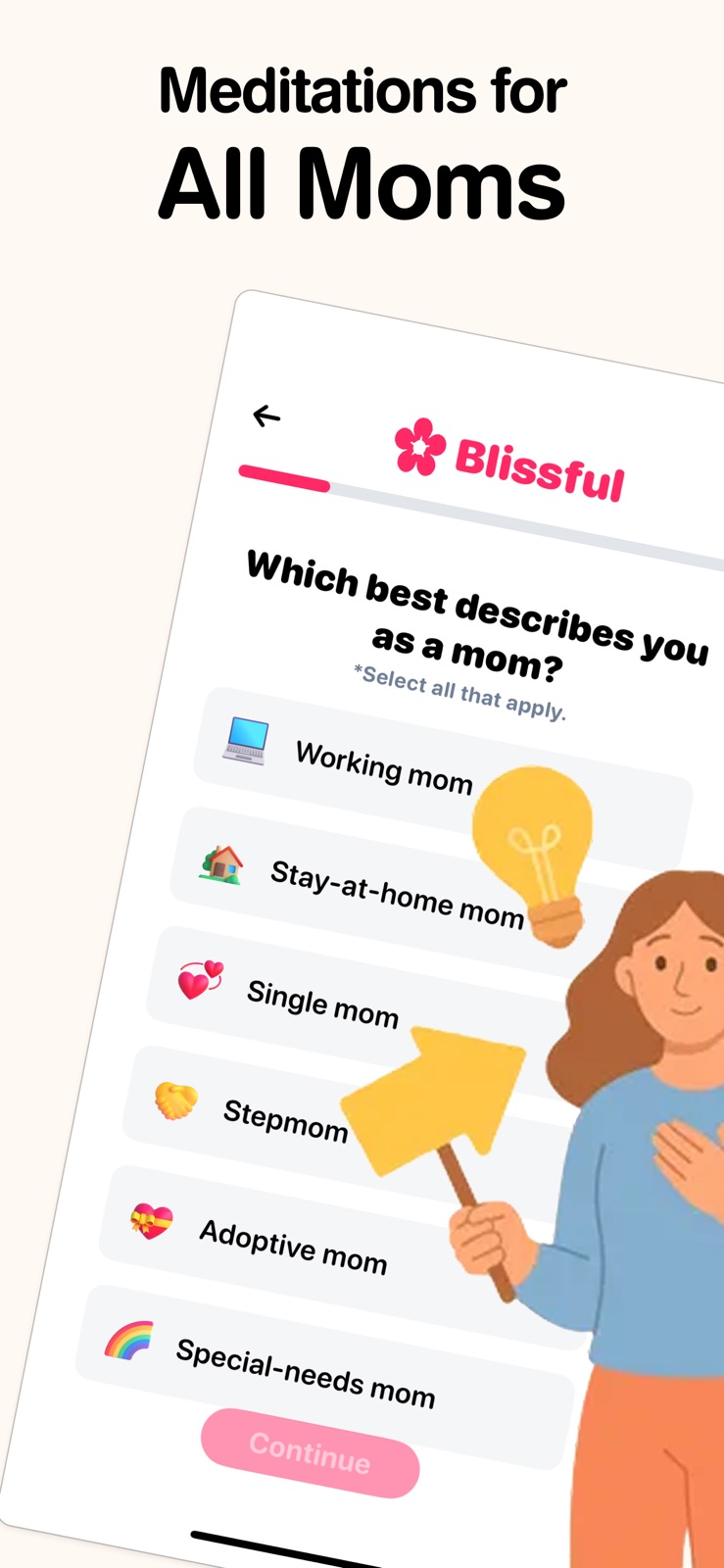 Blissful: Self Care for Moms iphone screenshot 2