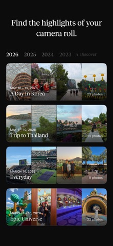 Timeline - Your Life in Photos iPhone screenshot