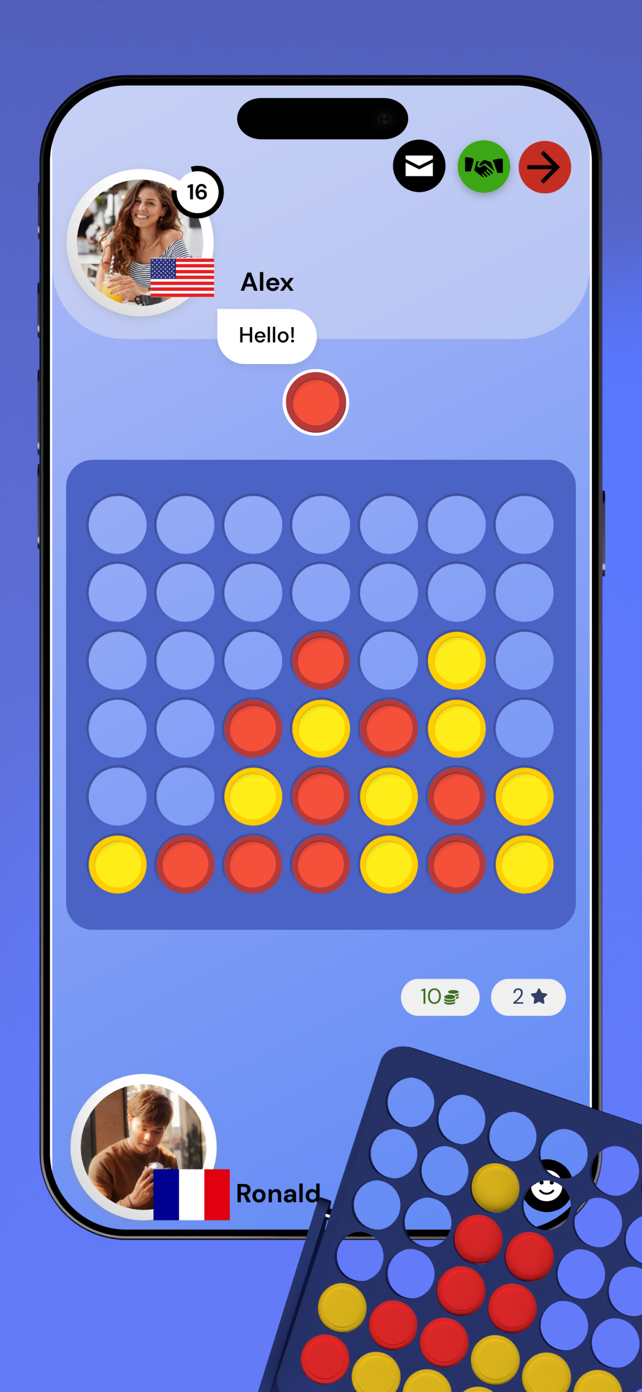 Four in a Row - Connect Lines