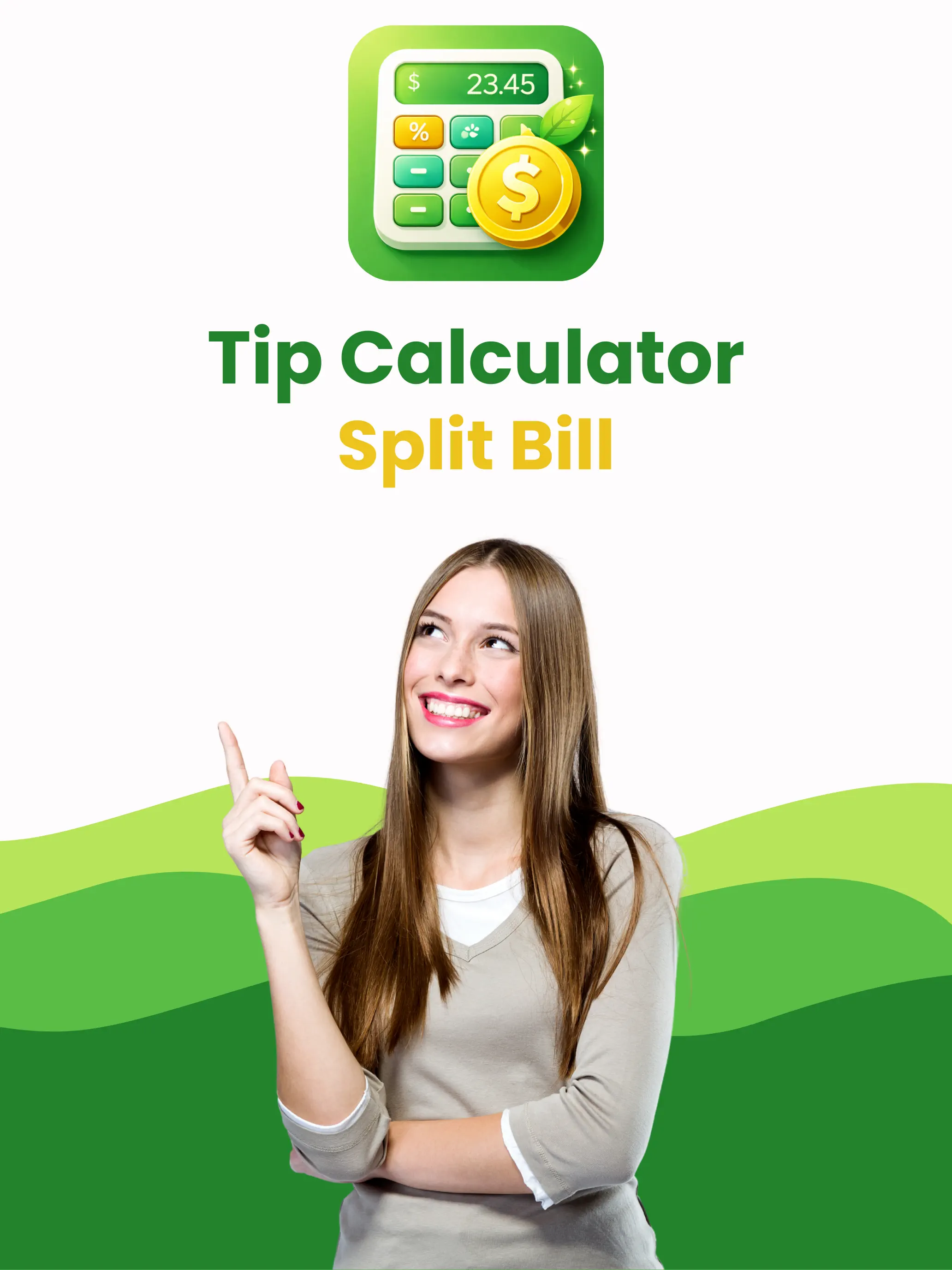 #5. Tip Calculator % Split Bill (iOS) By: Andrii Kulchytskyi