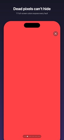 PixelCheck: Dead Pixel Test iPhone screenshot