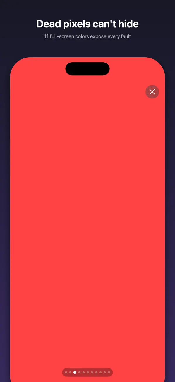 Screenshot #2 pour PixelCheck : Pixels morts