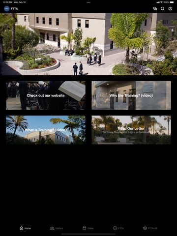Full-time Training in Anaheim iPad screenshot