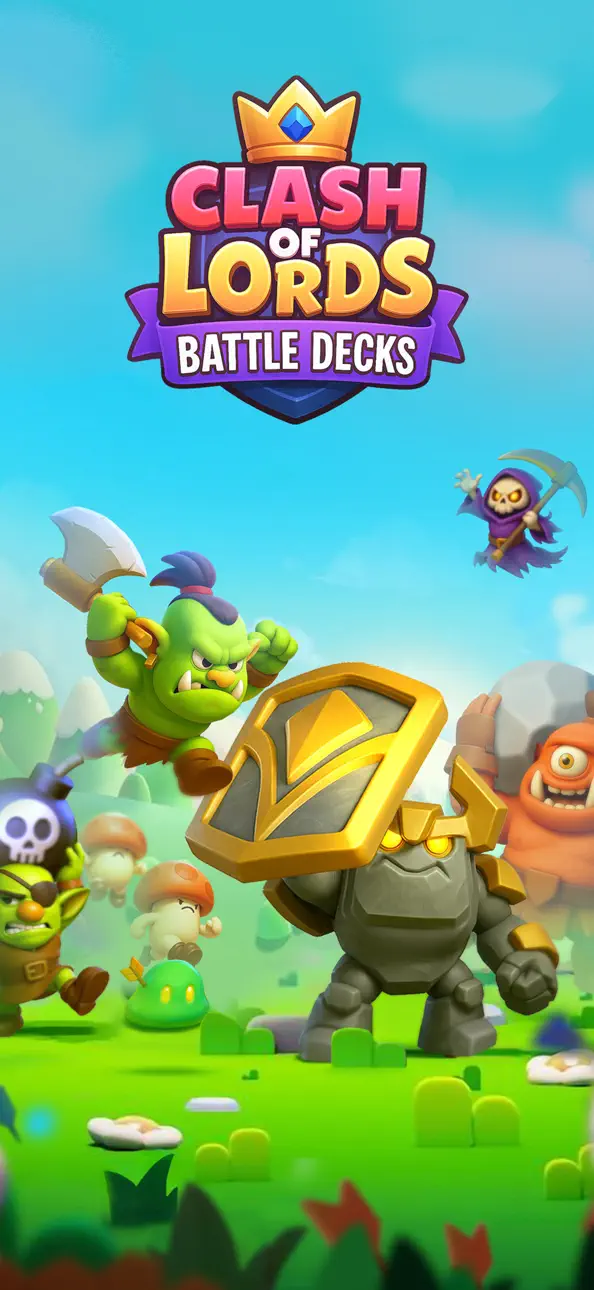 Clash of Realms: Battle Decks iOS Mod IPA screenshot 1 - iOS game interface