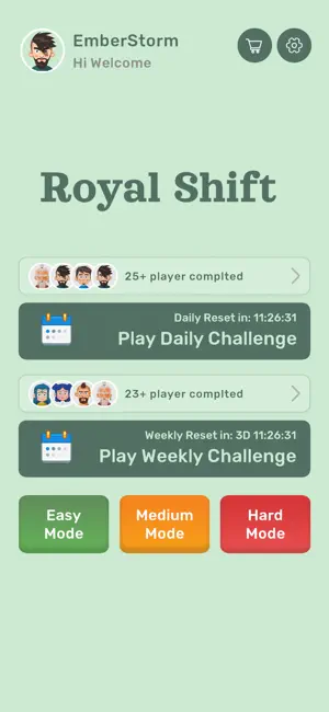 Royal Shift - Queen Game screenshot 1