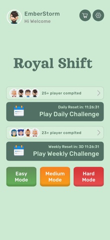 Royal Shift - Queen Game Screenshot 1 of 4