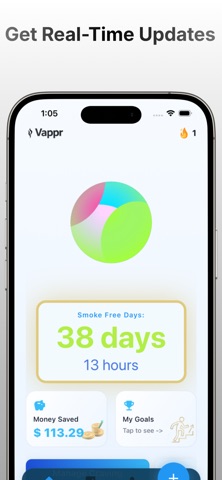 Vappr - Quit Vaping Companion screenshot