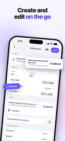 Invoxa: Invoice Maker Screenshot 8 of 10