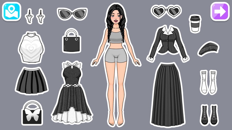 Paper Doll Dress Up DIY Games.