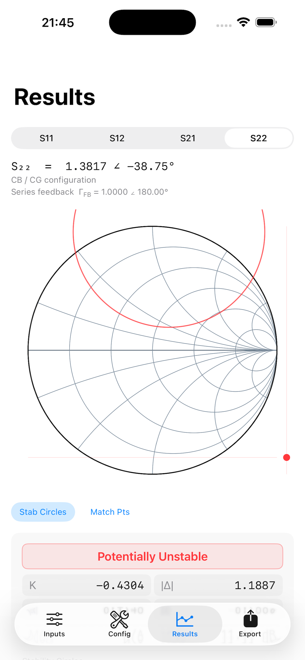 S-Parameter Design Tool screenshot 6
