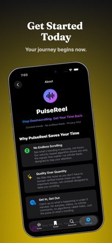 PulseReel iPhone screenshot