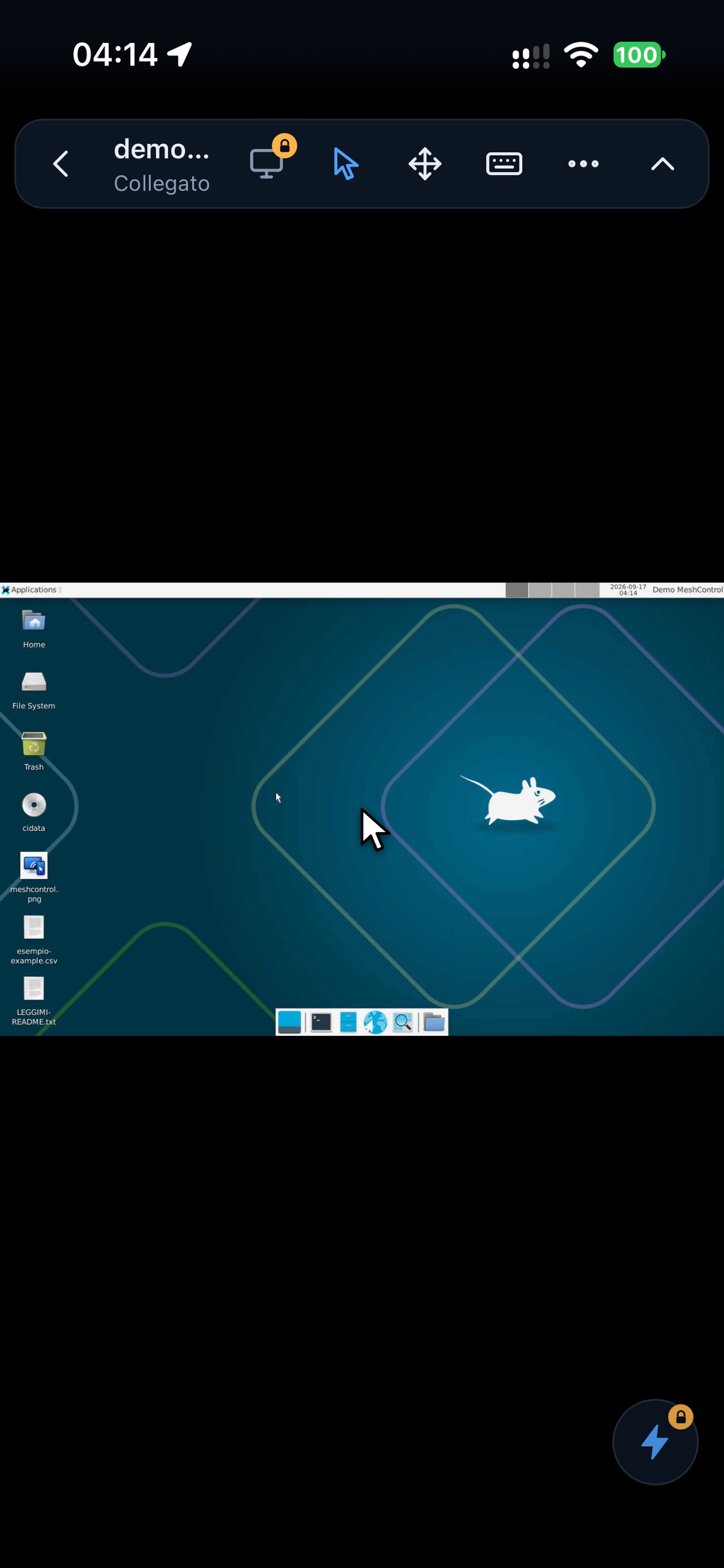 Screenshot 3 of MeshControl Remote Desktop