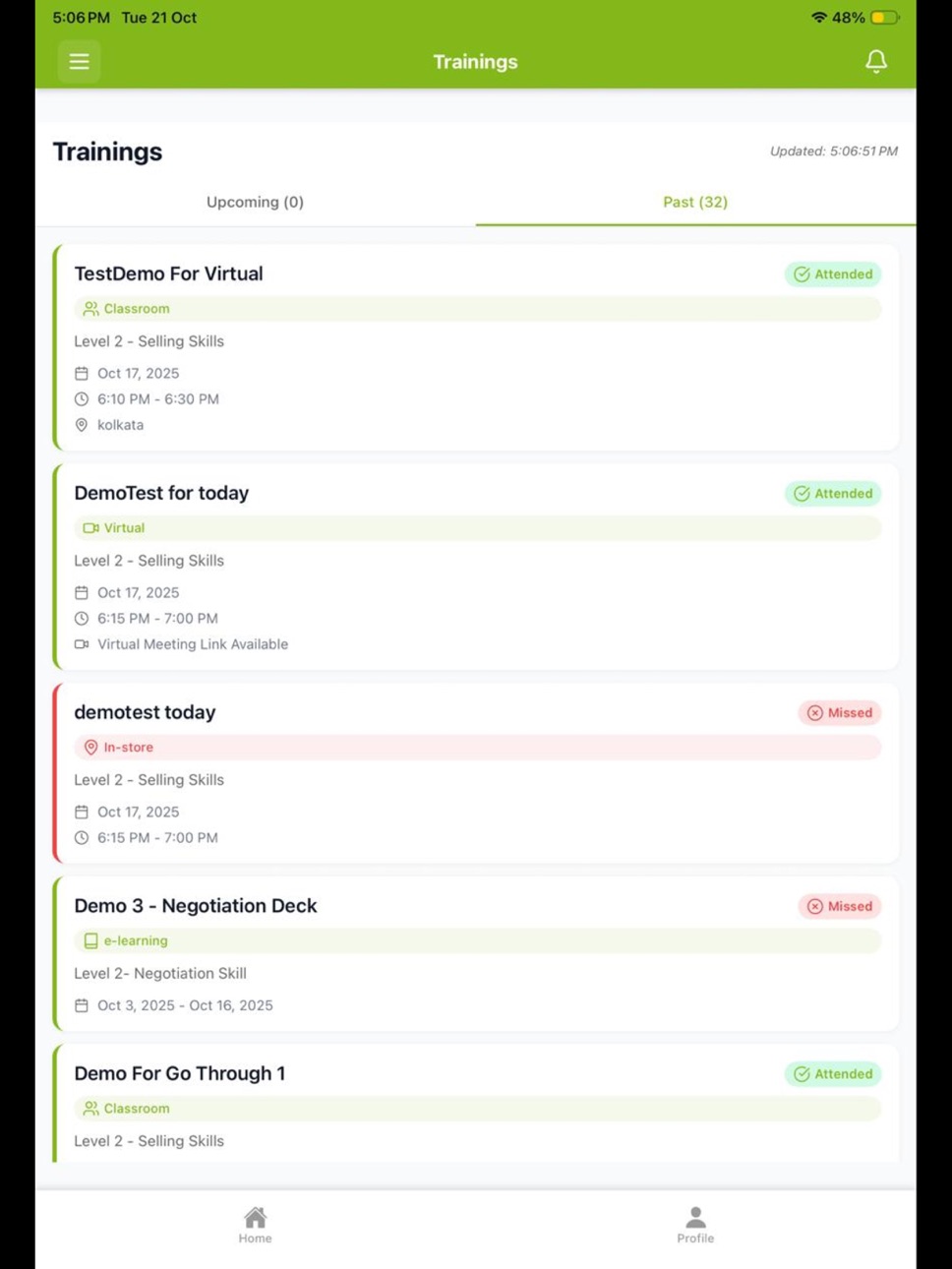 iPad screenshot
