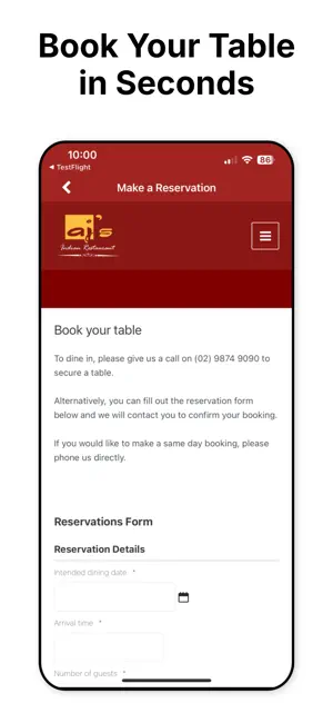 AJ's Indian Restaurant screenshot 2