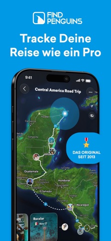 FindPenguins: Travel Tracker iPhone screenshot 1