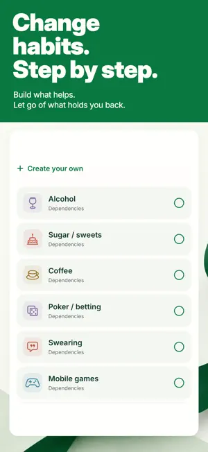 Nezavisimy: Habit Tracker screenshot 2