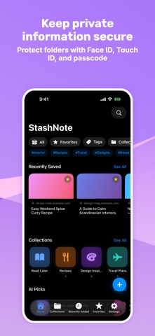 StashNote Bookmarks Read Later Screenshot 9 of 10