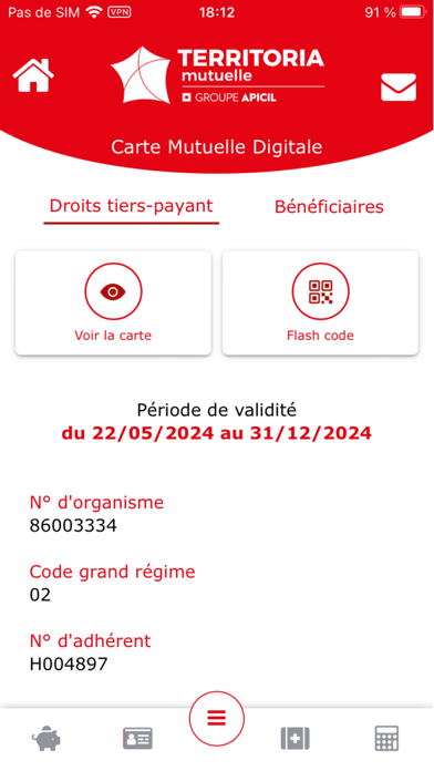 Territoria Mutuelle Screenshot