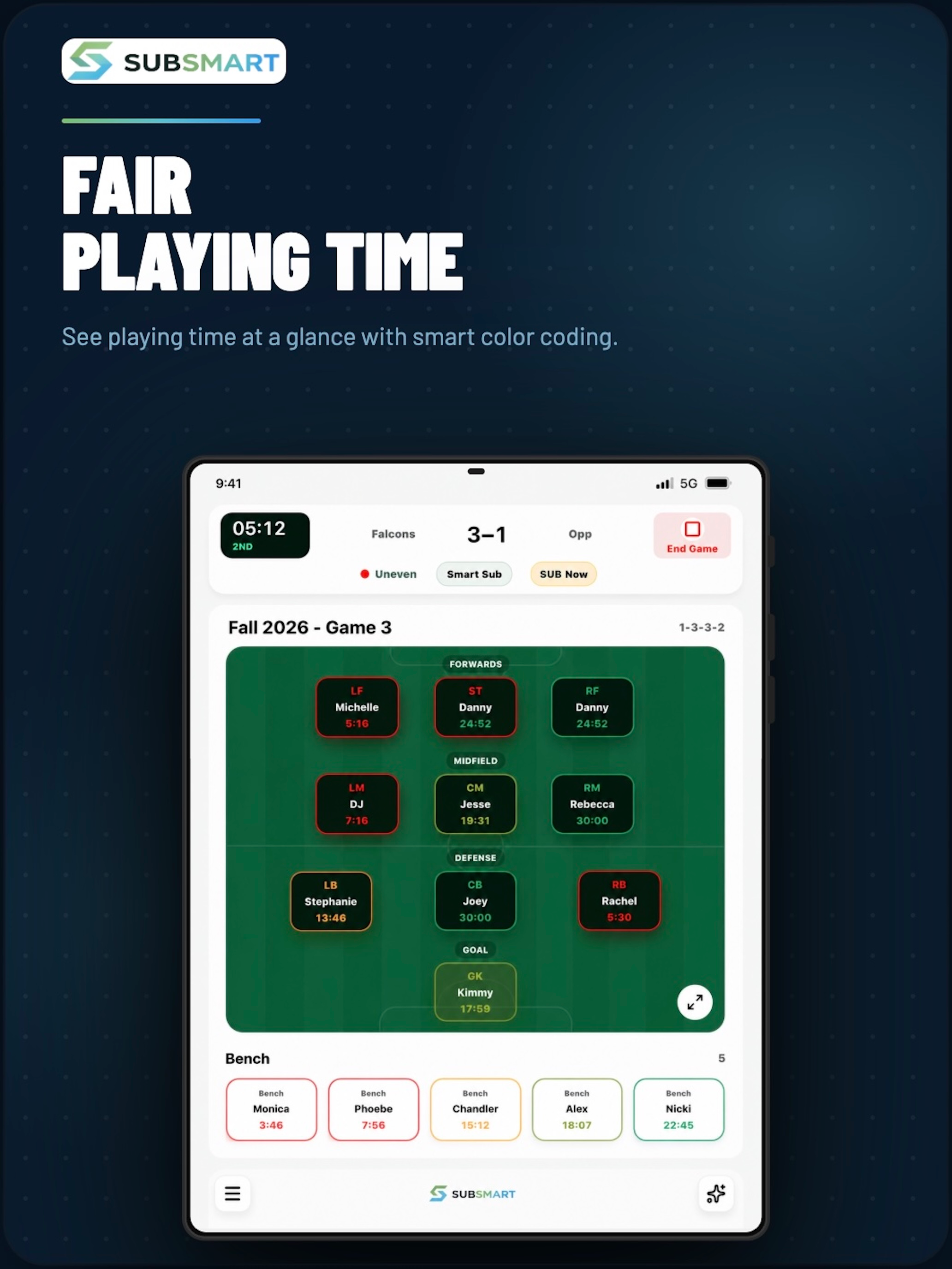 SubSMART: Game Day Assistant screenshot 8