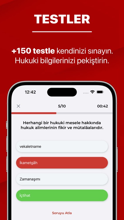 Hukuk Terimleri Sözlüğü & Test
