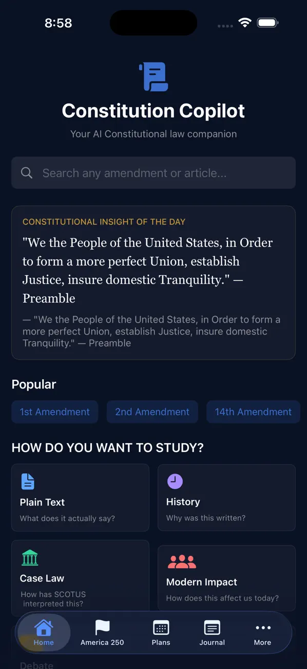 Screenshot #2 pour Constitution Copilot