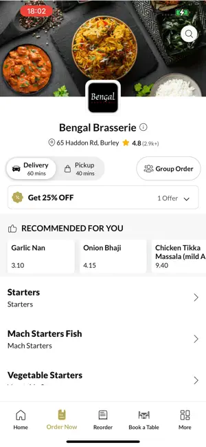 Bengal Brasserie Burley screenshot 2