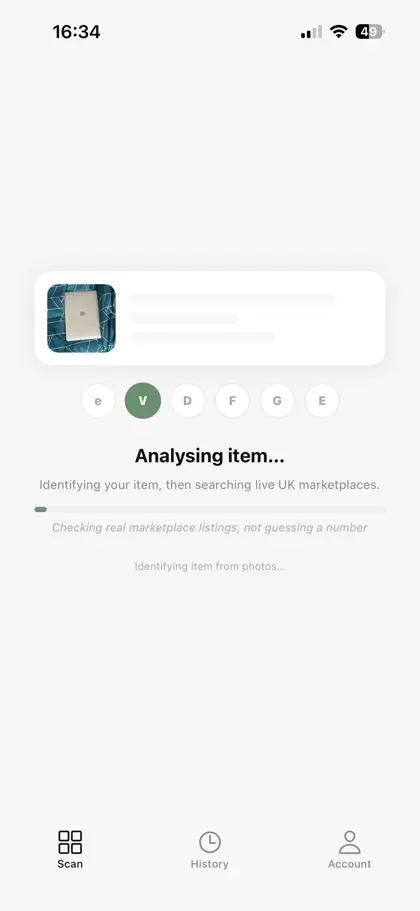 Screenshot 4 von 6 zu Flip: AI Resale Pricing