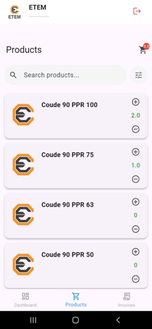 Order Stock screenshot