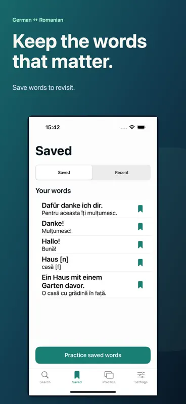 Deutsch–Rumänisch Lexikon + screenshot 4 of 6