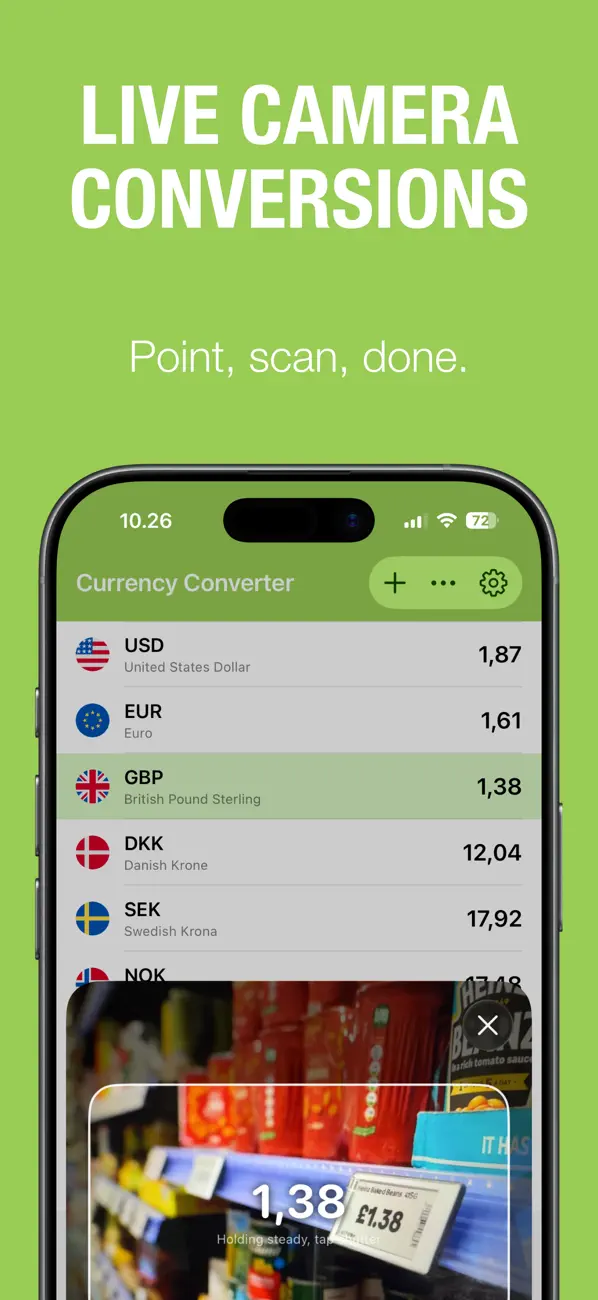 Screenshot #3 pour Convertisseur Devise Valuta+